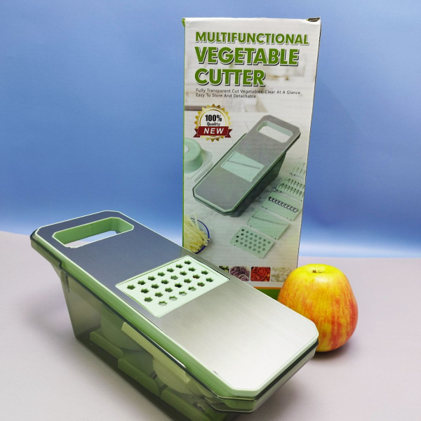Многофункциональная овощерезка 6в1 с контейнером Vegetable Cutter / Терка / Слайсер